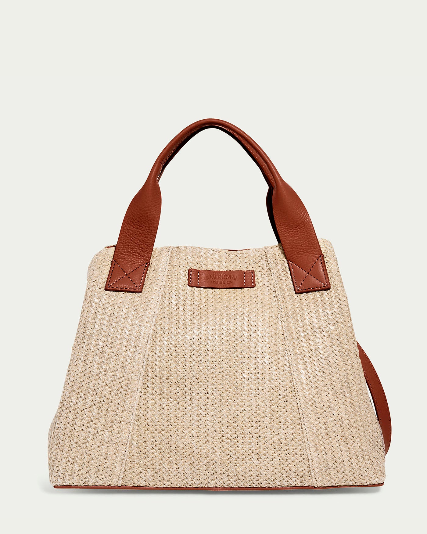 American Leather Co. Ada Triple Entry Satchel Cashew