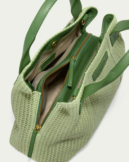 clover green raffia