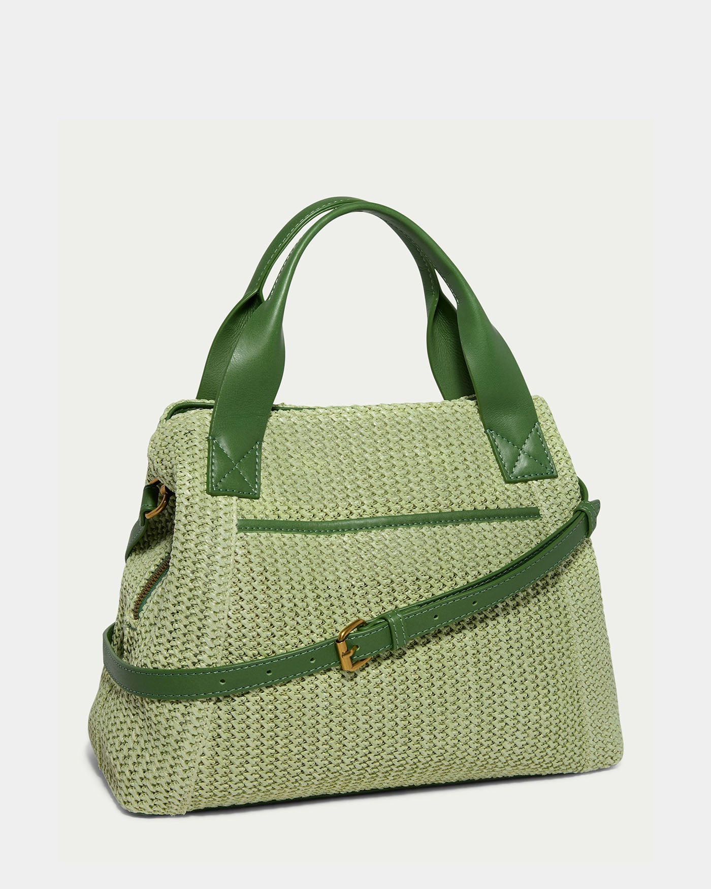 clover green raffia