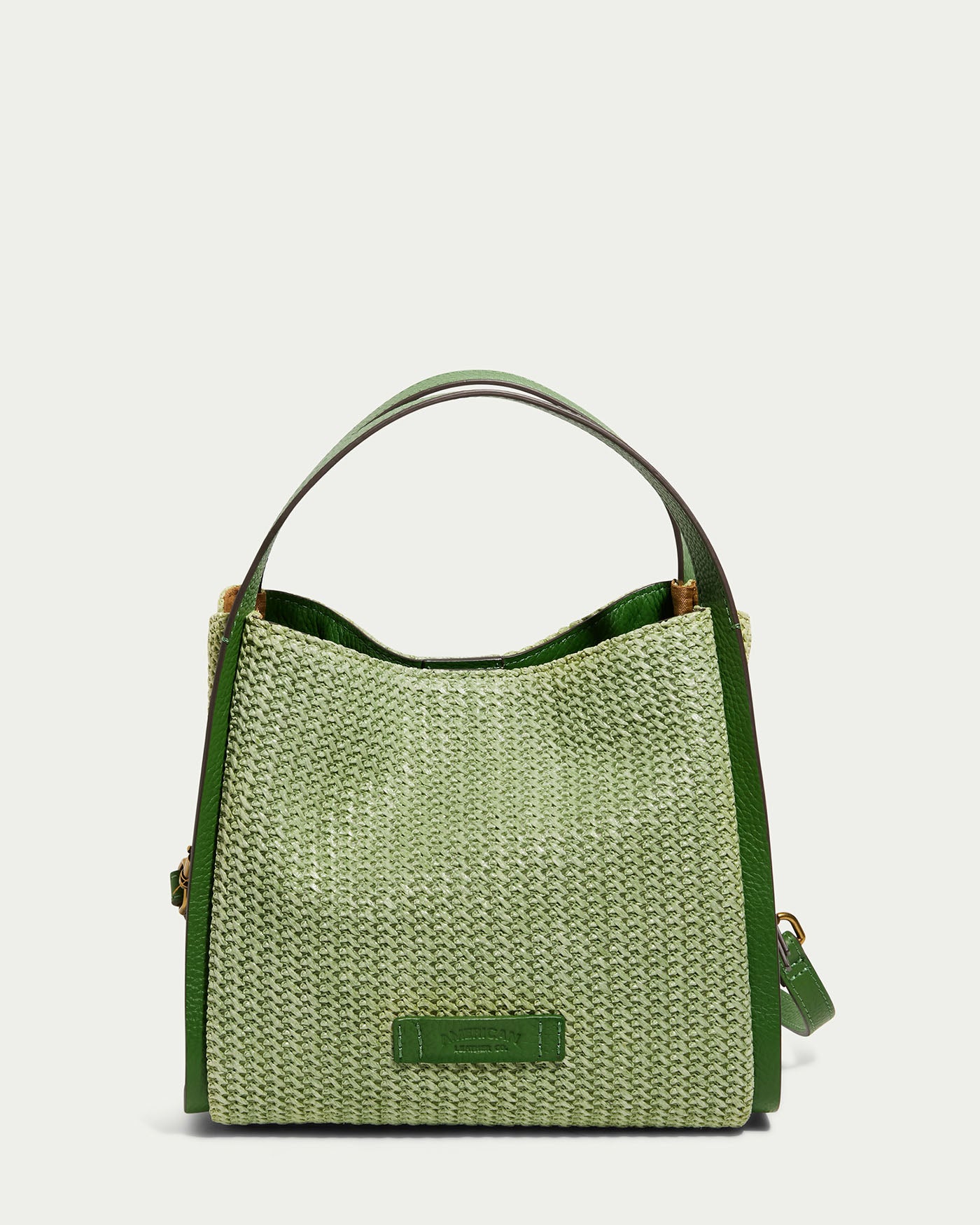 美品　courregesアンサンブル AC STUD LEATHER BOWLING BAG - courrèges (クレージュ)