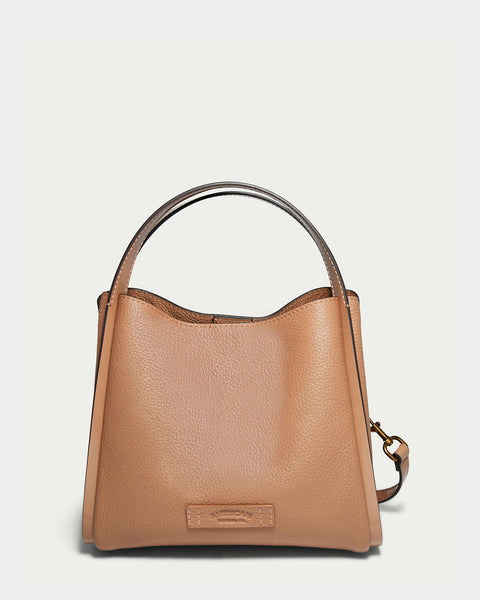 Auburn Triple Compartment Convertible Crossbody | American Leather Co.