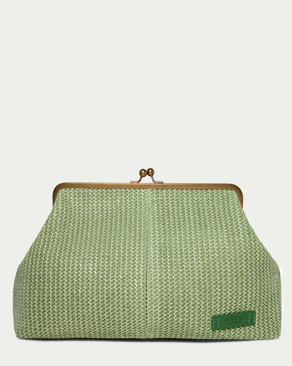 clover green raffia