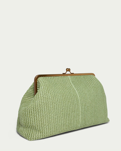 clover green raffia
