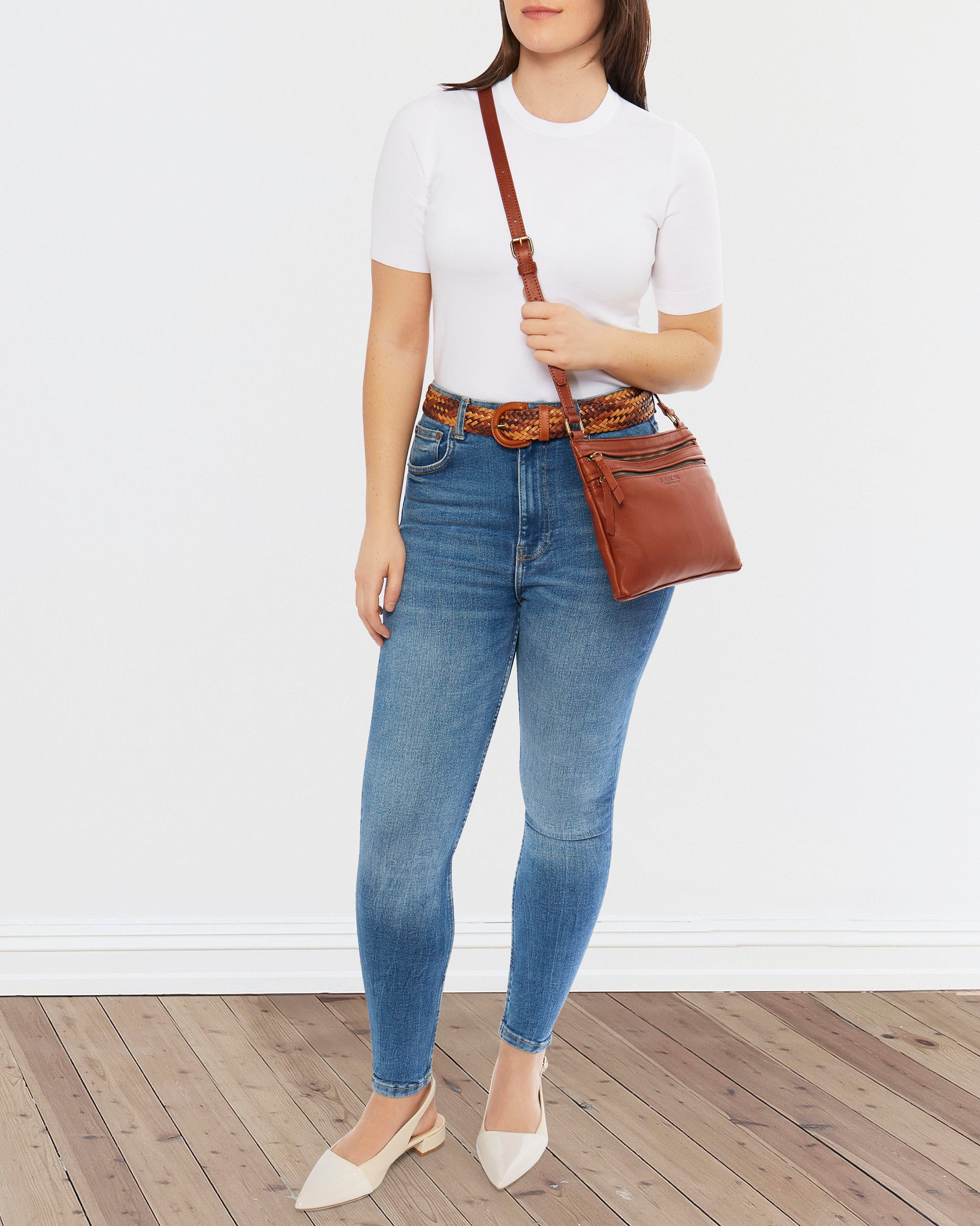 double zip crossbody