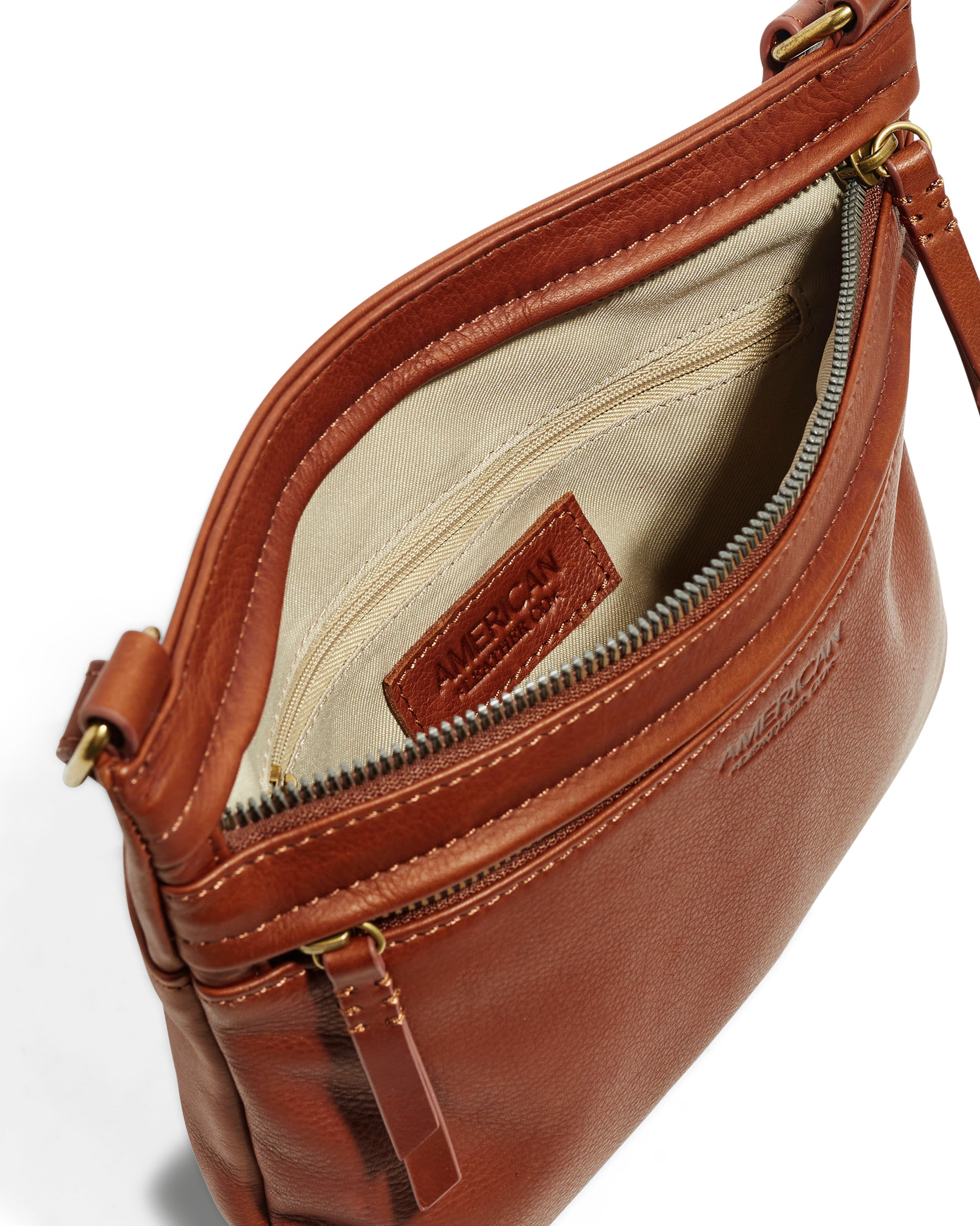 Double Zip Crossbody Bag