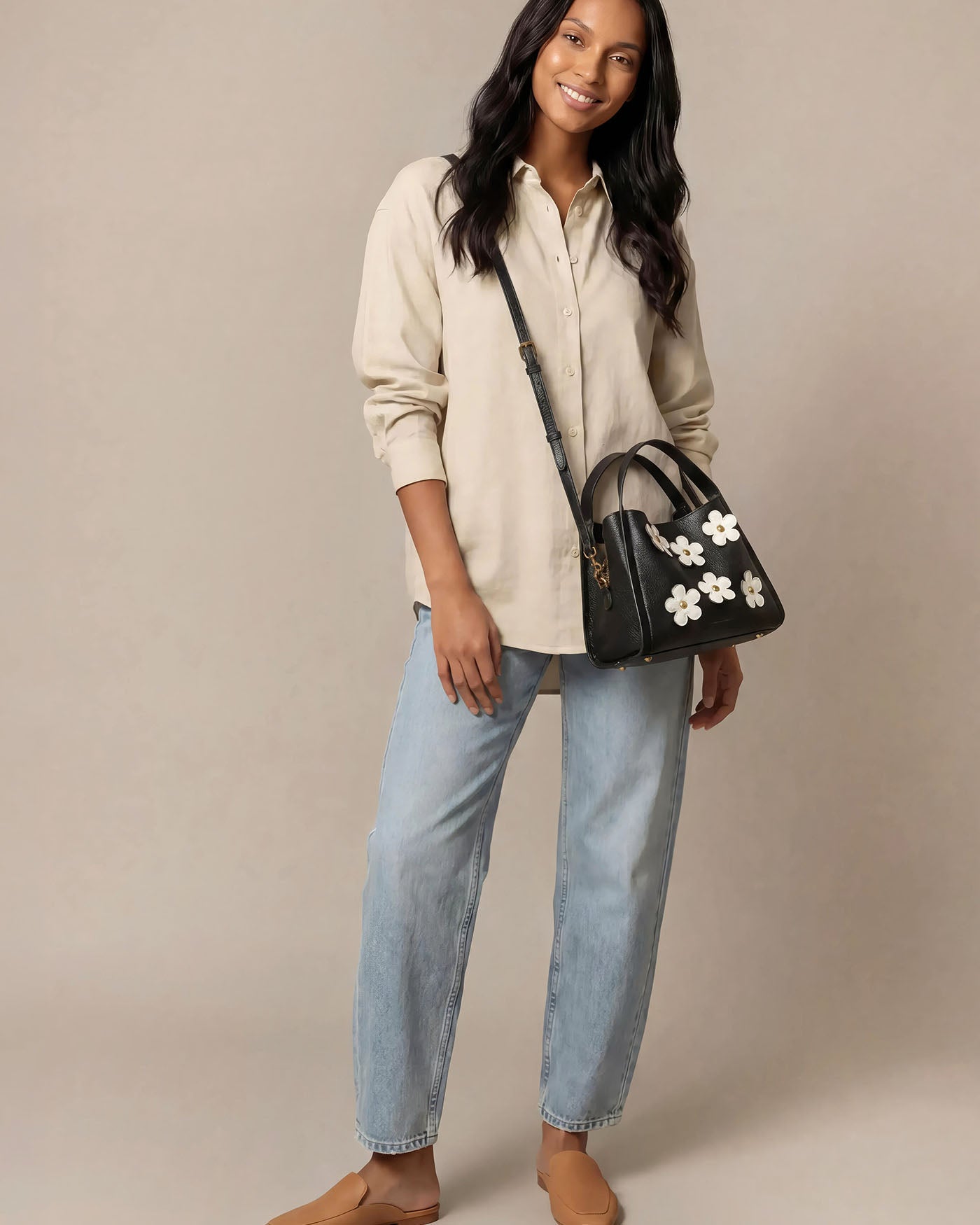 Auburn Petal Convertible Crossbody