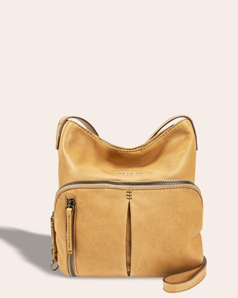 Albany Crossbody - butter rum front