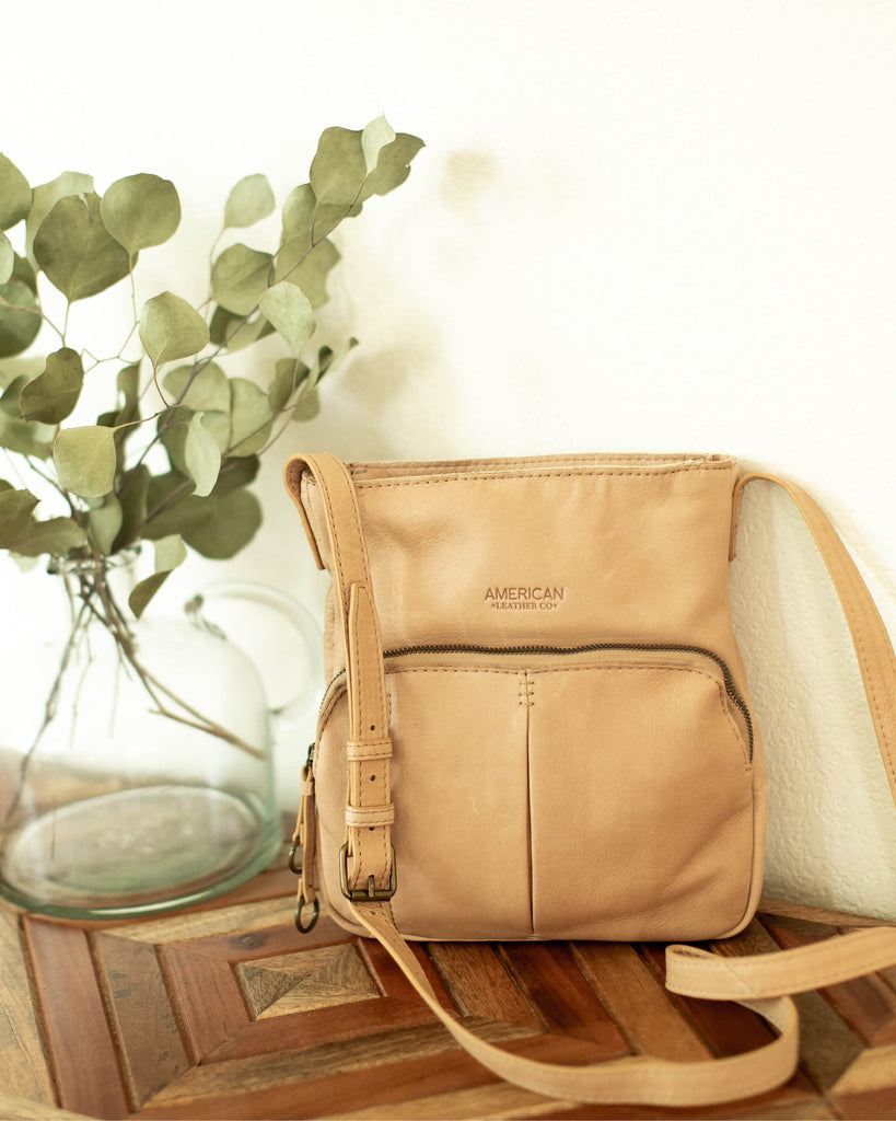 Albany Crossbody - butter rum lifestyle