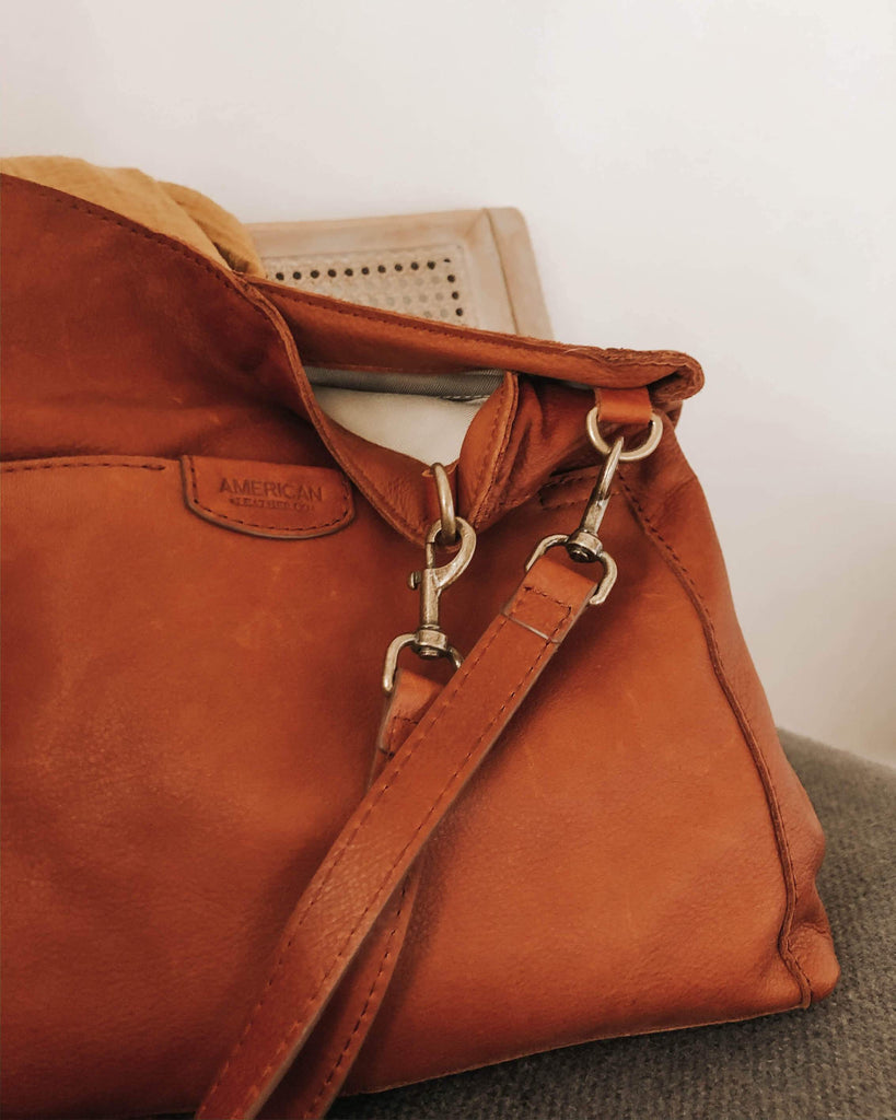 Austin Triple Entry Hobo - brandy lifestyle