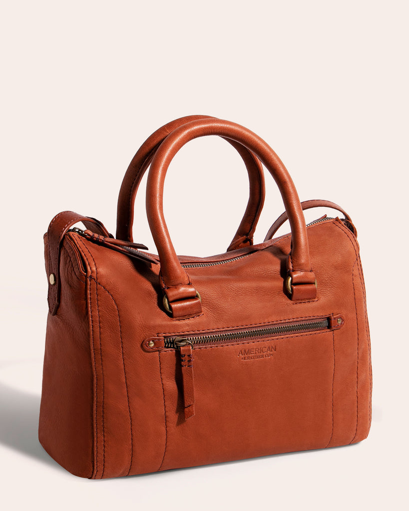 Berryville Satchel Stone - side angle