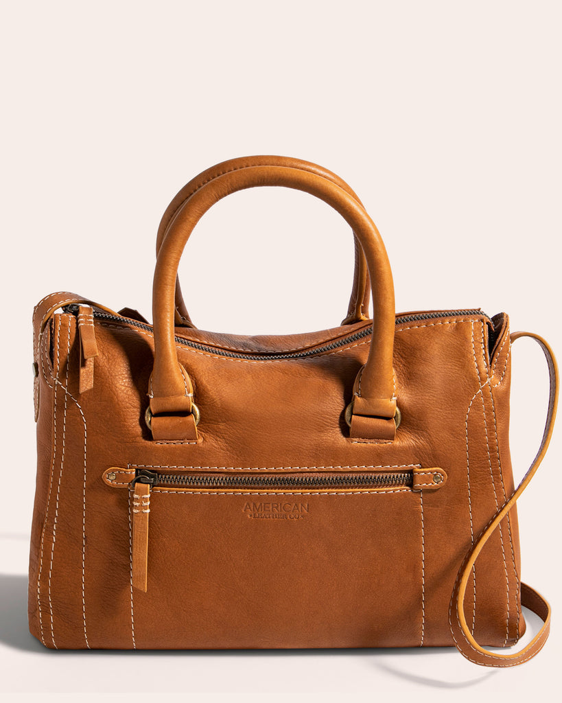 Berryville Satchel Cafe Latte - front