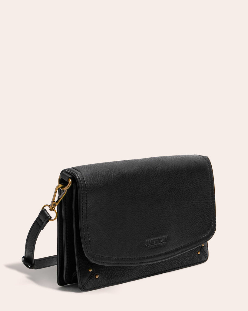 Brenton Crossbody Ash Grey - side angle
