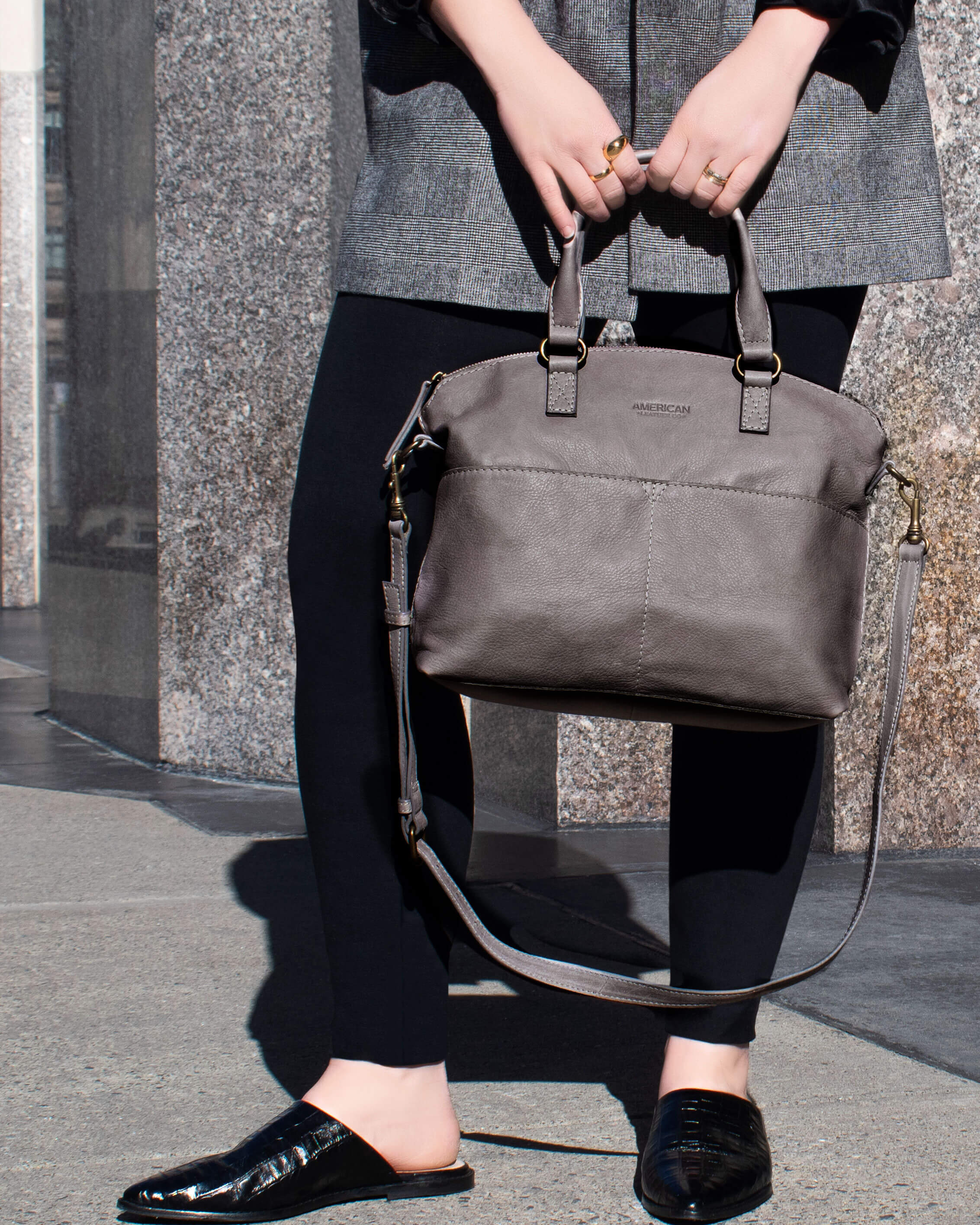 American Leather Co. Carrie Dome Satchel