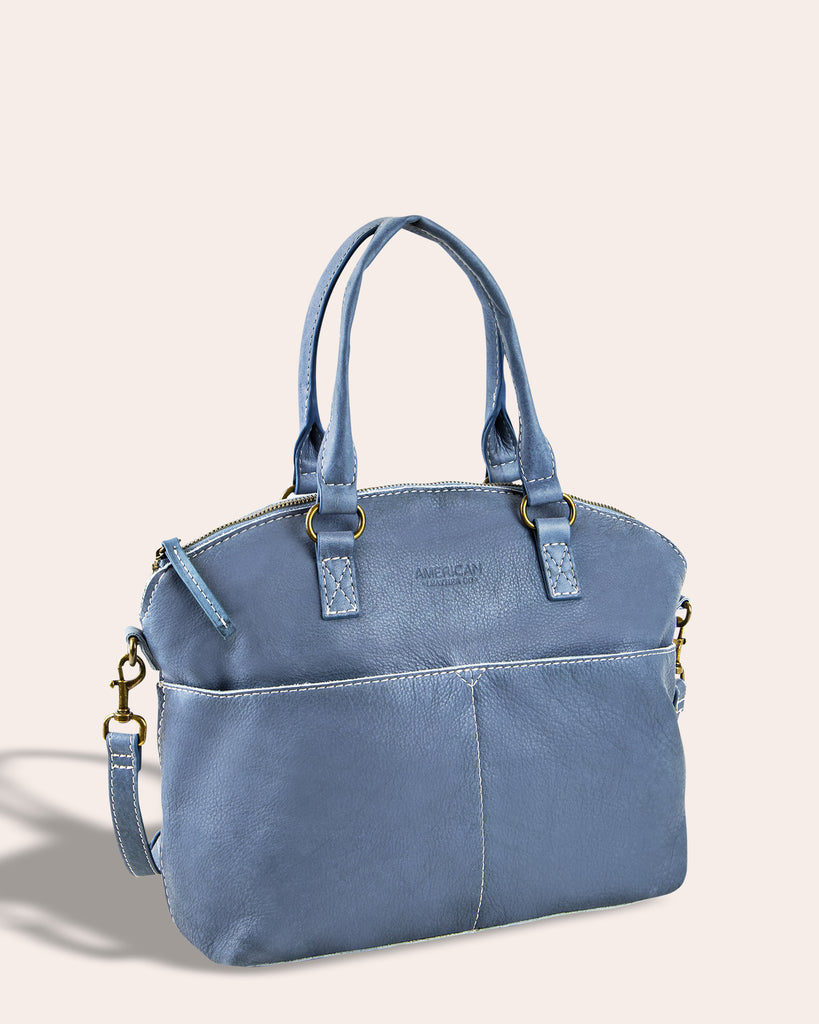 Carrie Dome Satchel - side angle