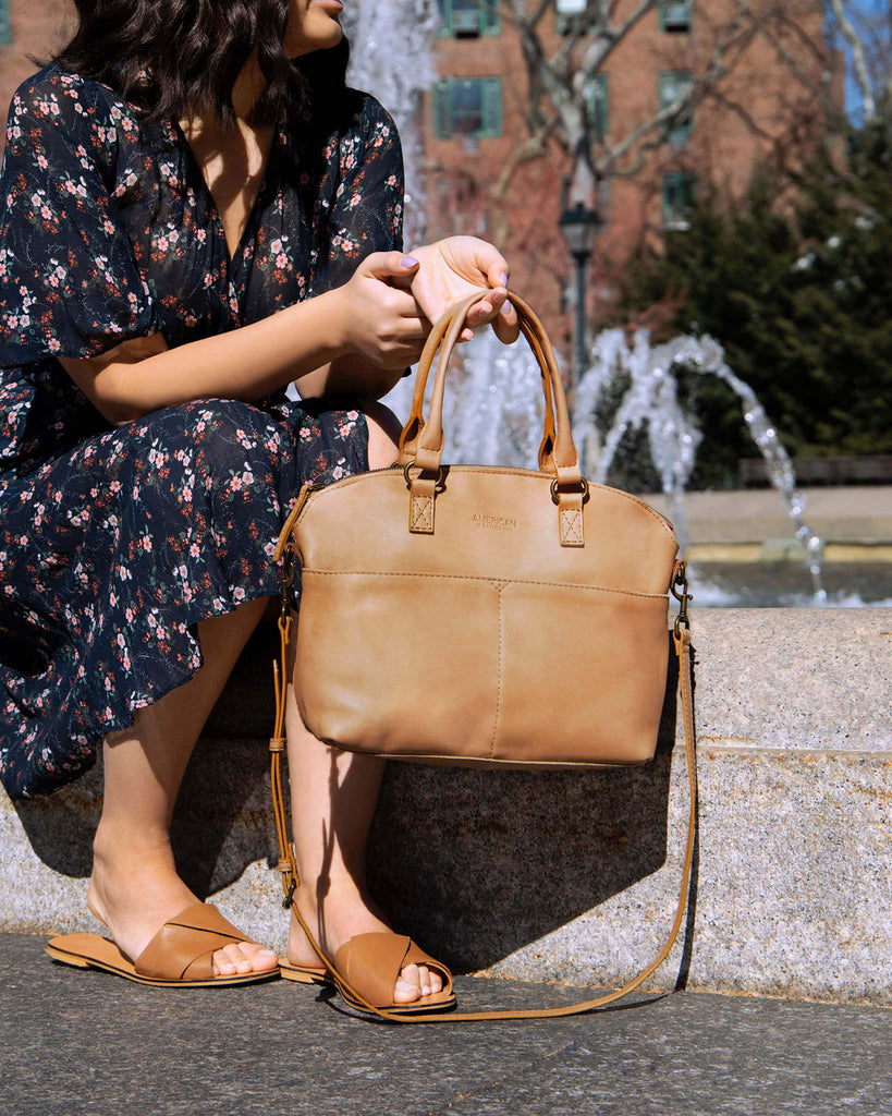 Carrie Dome Satchel - butter rum lifestyle