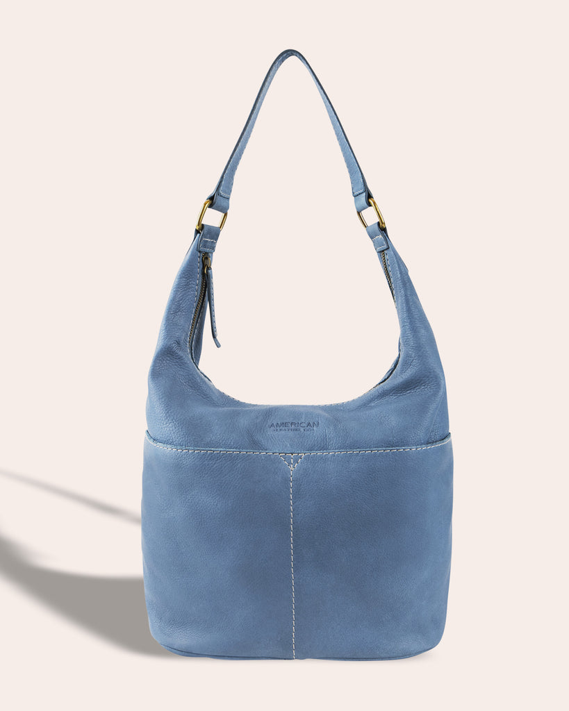 Carrie Hobo - bay blue front