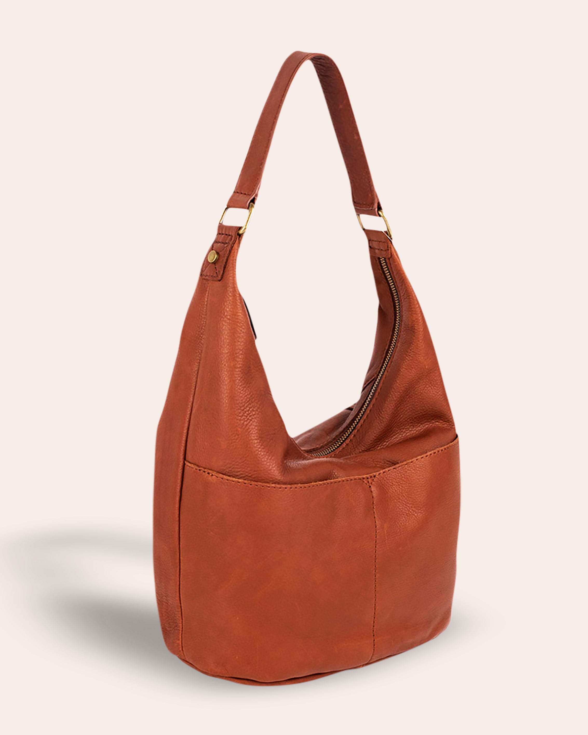 American Leather Co. Carrie Leather Hobo