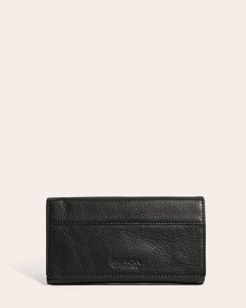 American Leather Co. Clyde Wallet Black - front
