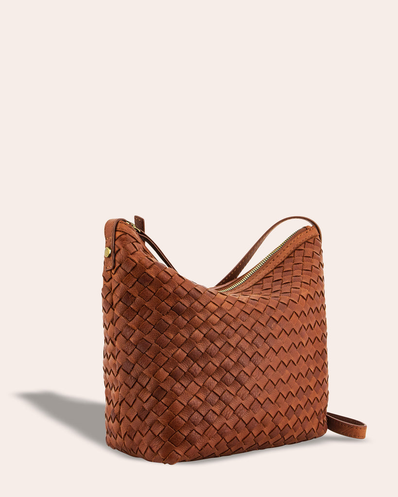 Dayton Woven Crossbody - side angle