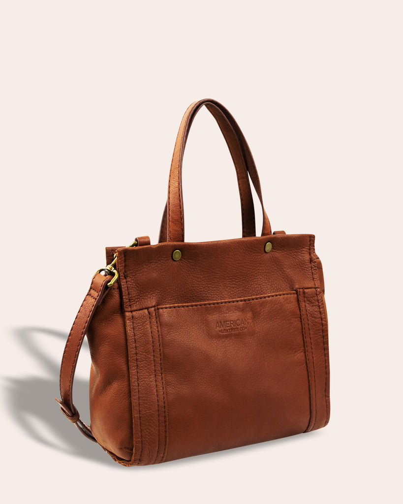 Evansville Satchel Crossbody - side angle