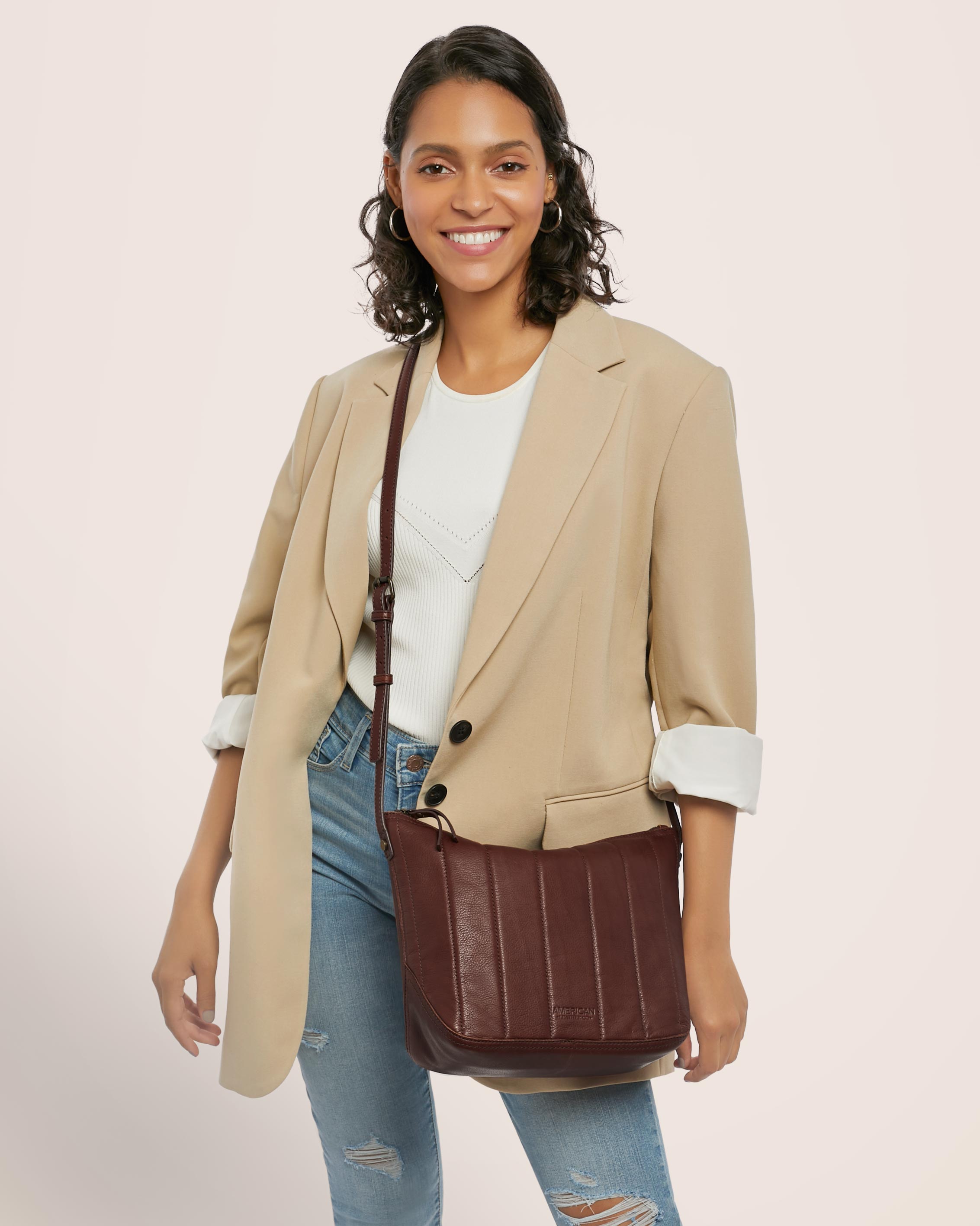 American leather co crossbody Clearance