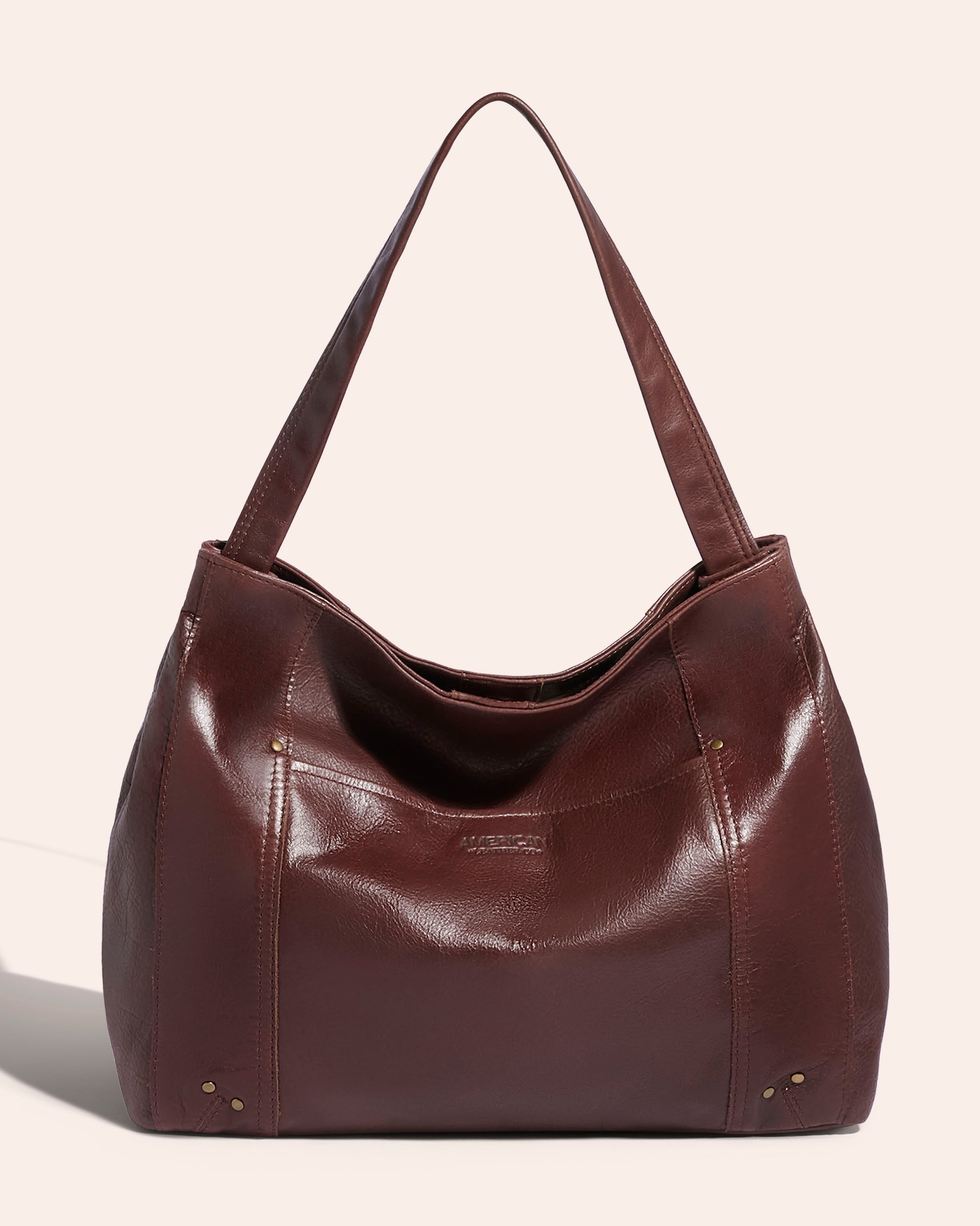 American Leather Co. Philadelphia Hobo Cordovan Vintage