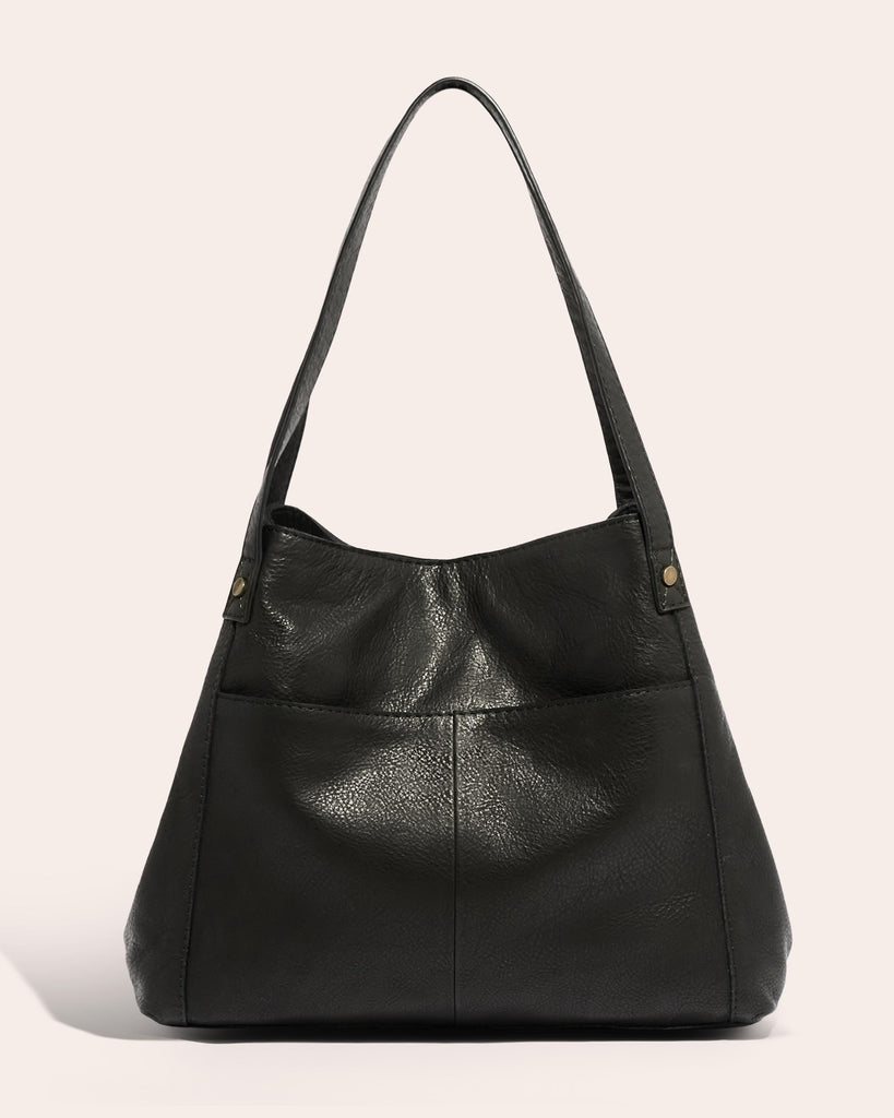 American Leather Co. Cleveland Triple Entry Shopper Cashew
