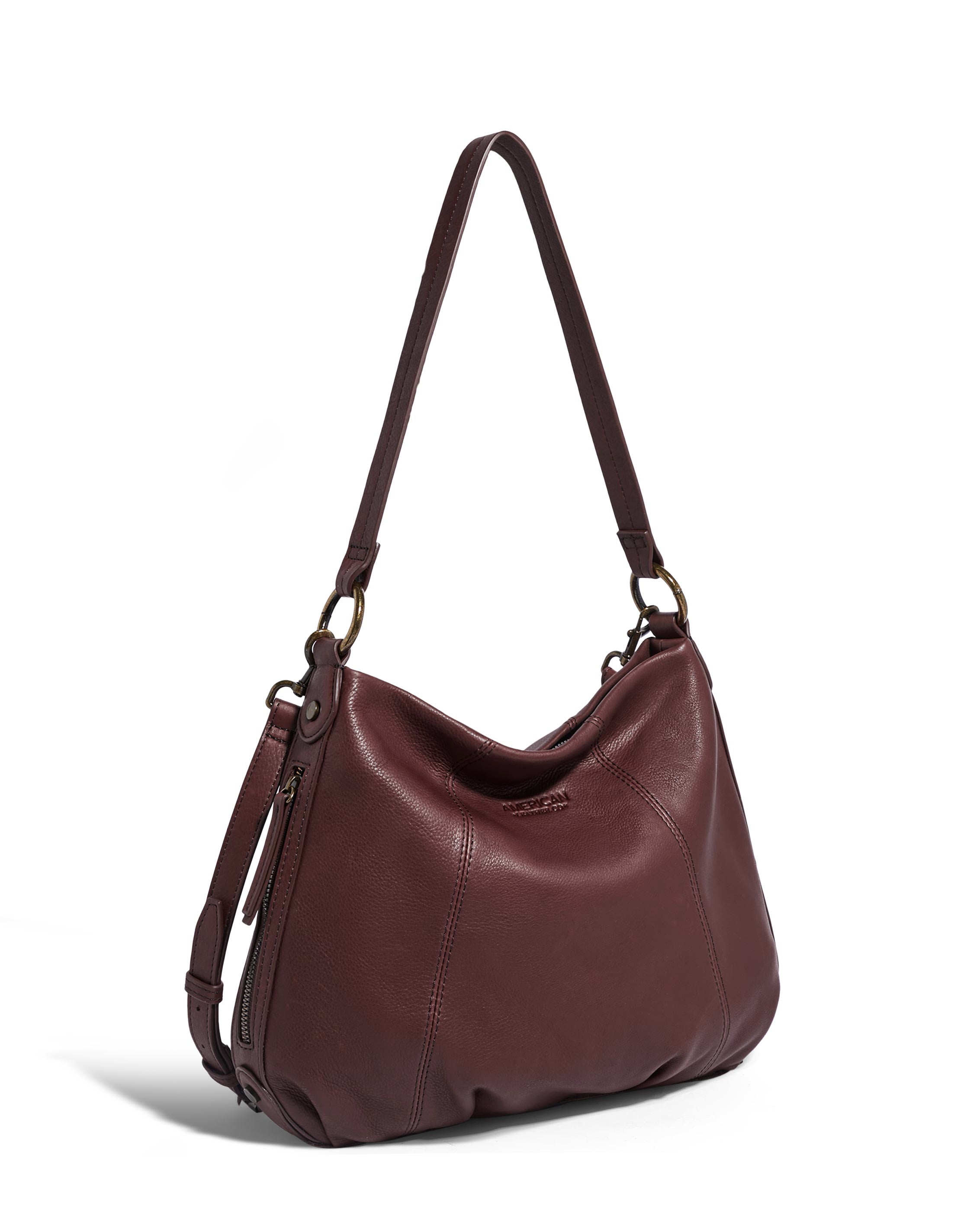 Leather hobo handbags on sale store
