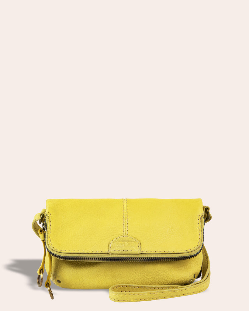 Ithaca Crossbody - pale yellow front