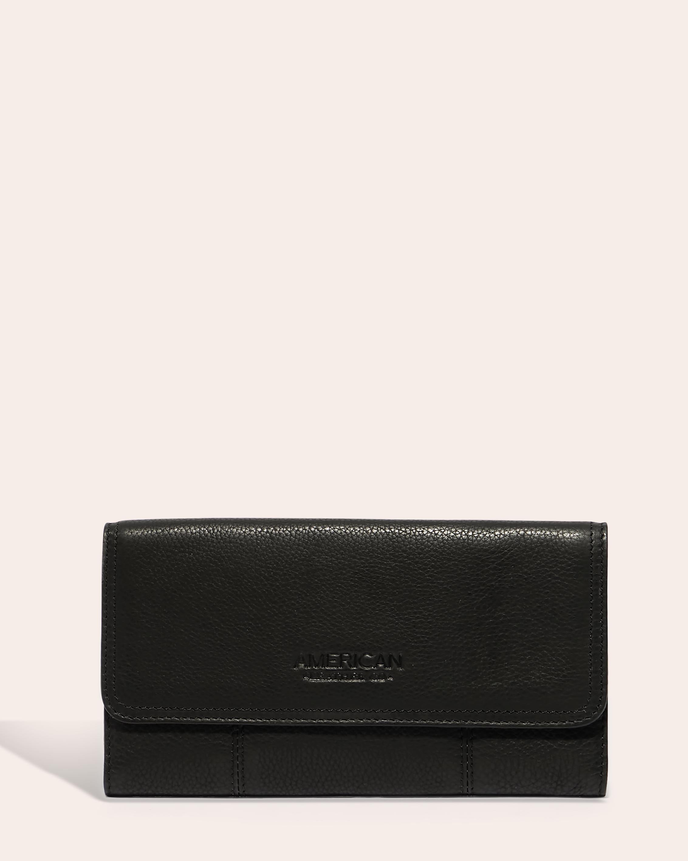 Julian Traditional Bifold in Black | American Leather Co.