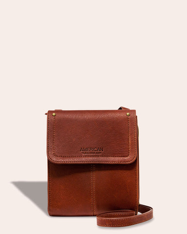 American Leather Co. Kansas Crossbody with RFID