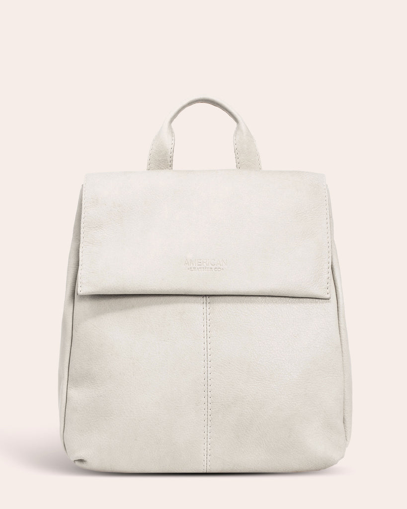 American Leather Co. Liberty Backpack - stone front
