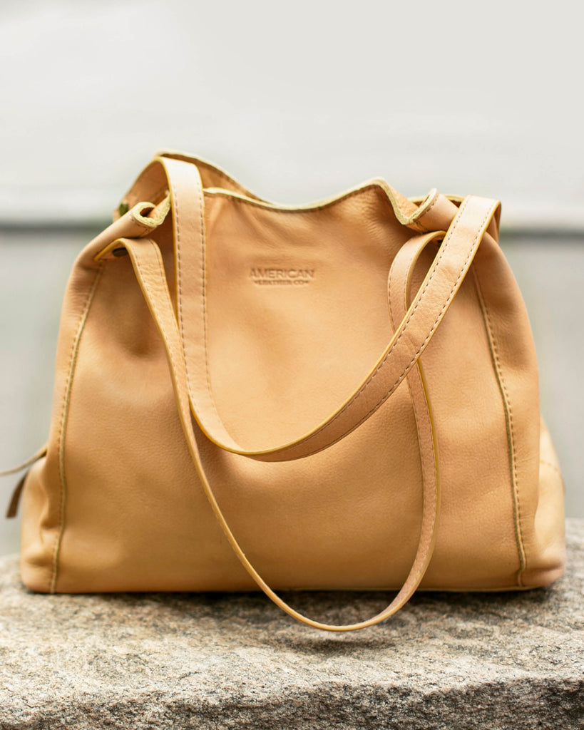 Liberty Shopper - pale yellow lifestyle