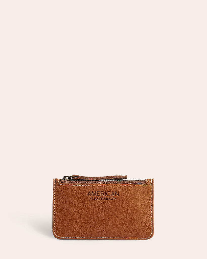 American Leather Co. Liberty Wallet With RFID Cafe Latte - front