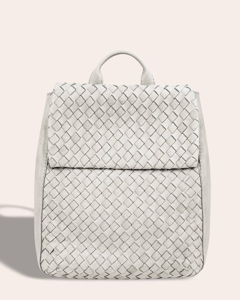 Liberty Woven Backpack - stone front