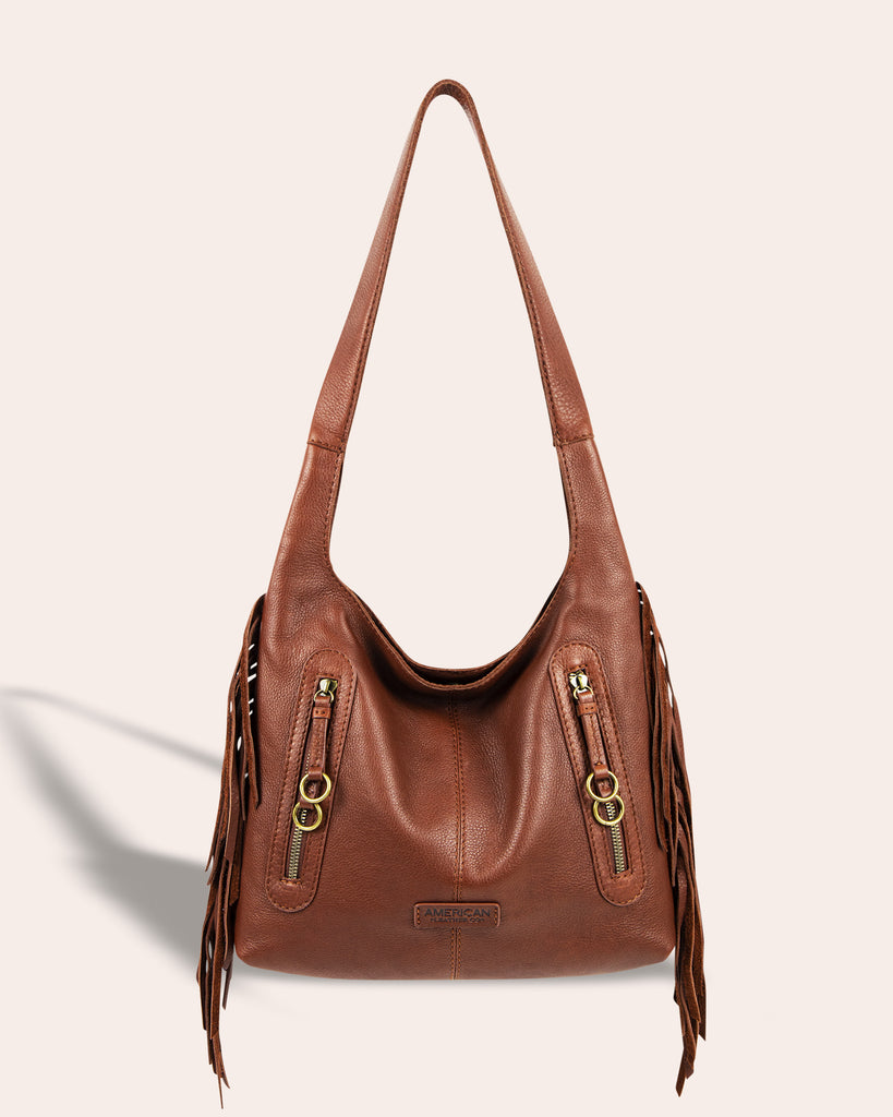 Memphis Sling Hobo - brandy front