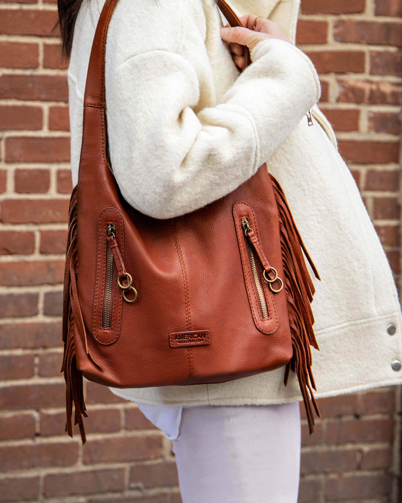 Memphis Sling Hobo - brandy lifestyle