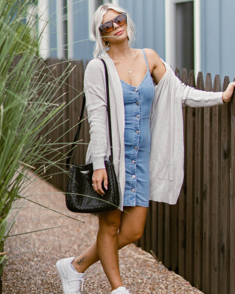 Modena Woven Crossbody - black lifestyle