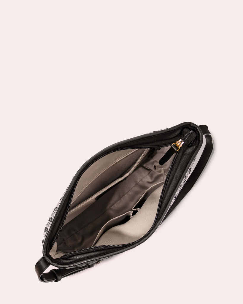 Modena Woven Crossbody - inside
