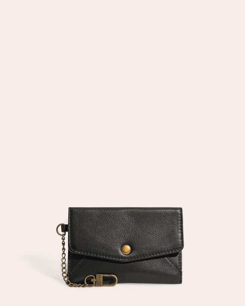 American Leather Co. Monica Coin Purse Black - front