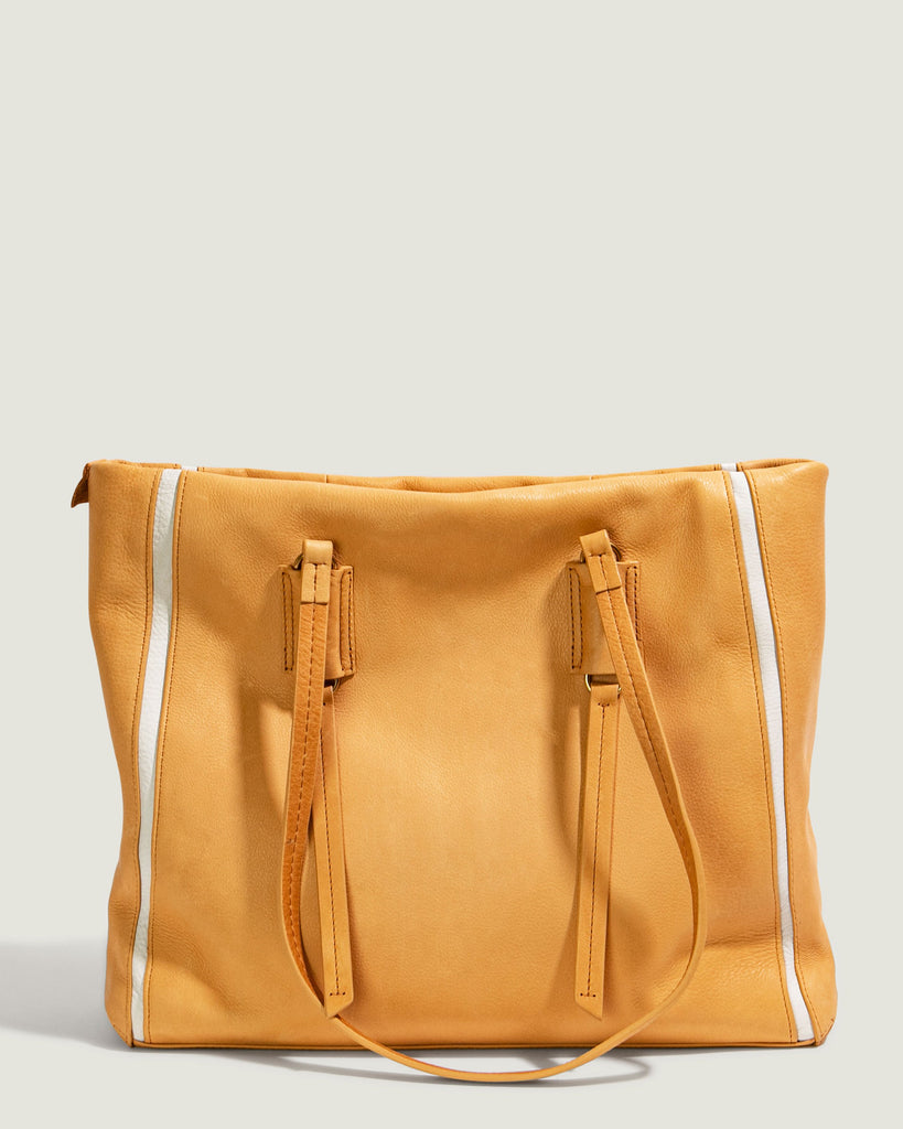 Shirley Tote - apricot front