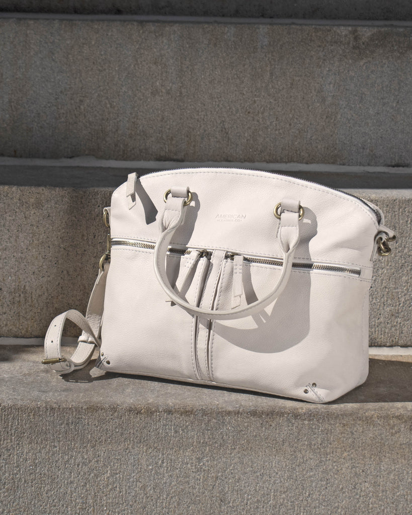 Hanover Dome Satchel Black - lifestyle