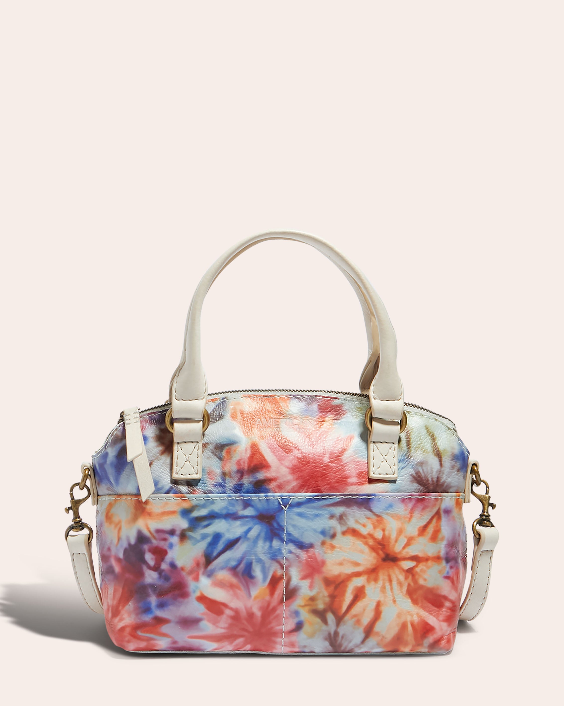 American Leather Co. Carrie Mini Dome Crossbody ,Tie Dye