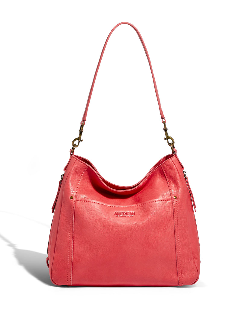 Leather handbag Burberry Red in Leather - 24964707