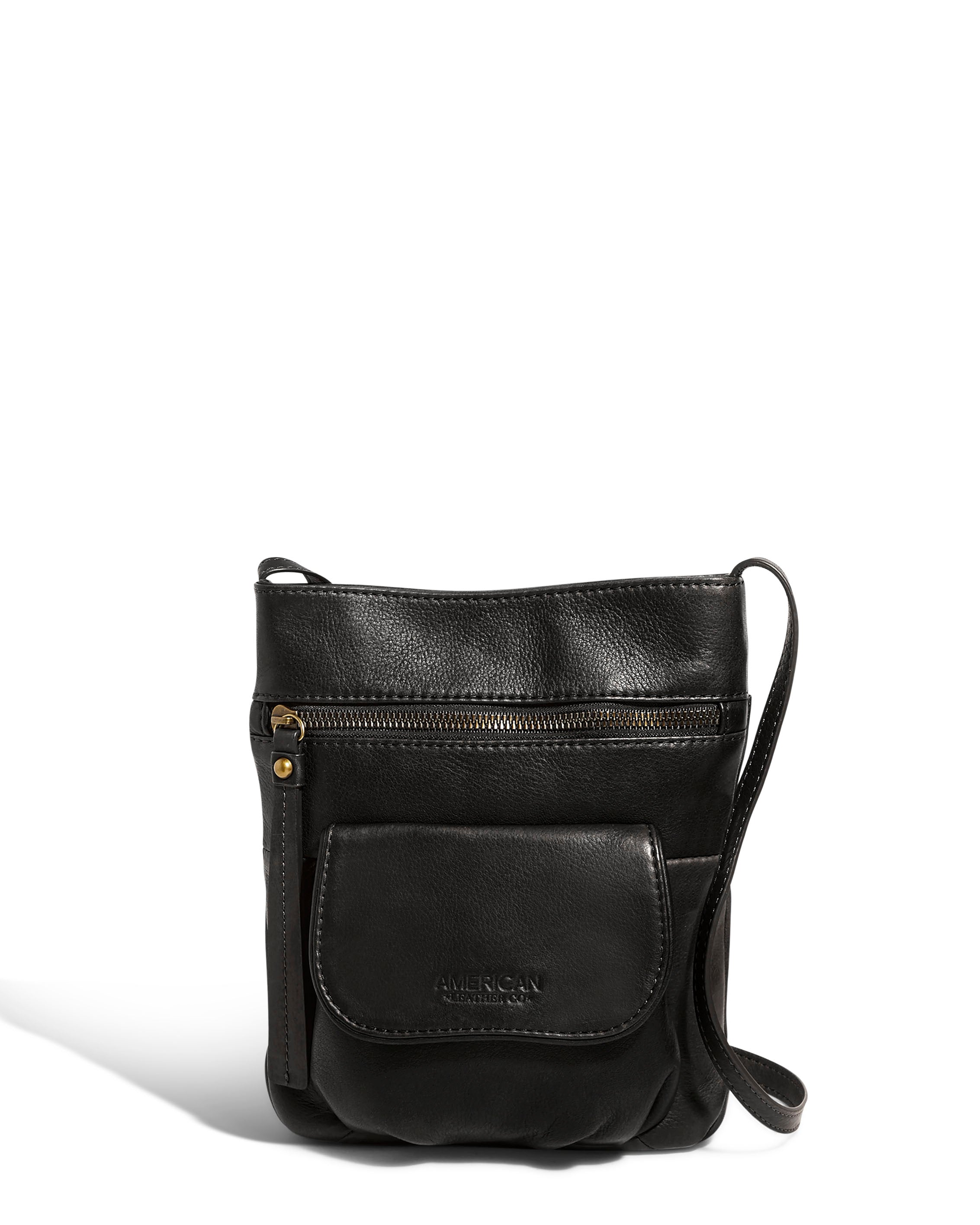 American Leather Co. Medina Crossbody Black