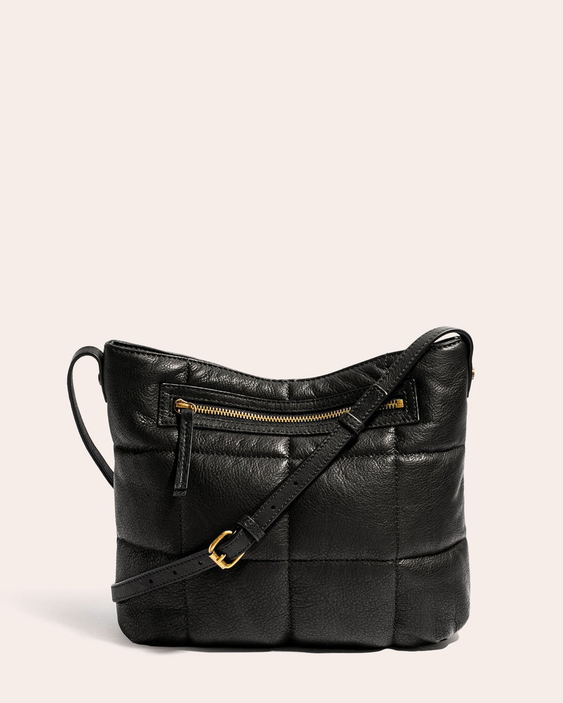 American Leather Co. Stella Quilted Crossbody Butter Rum - back