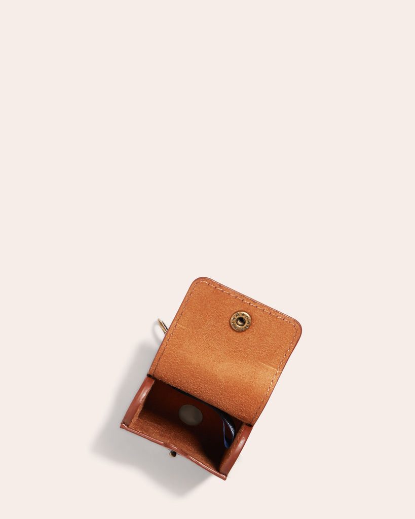 Flagstaff Leather Airpod Case in Brandy | American Leather Co.