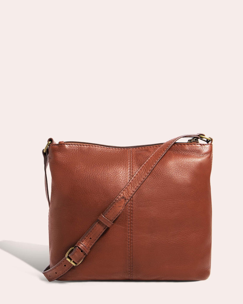Hanover Double Entry Crossbody Morning Mist - Back