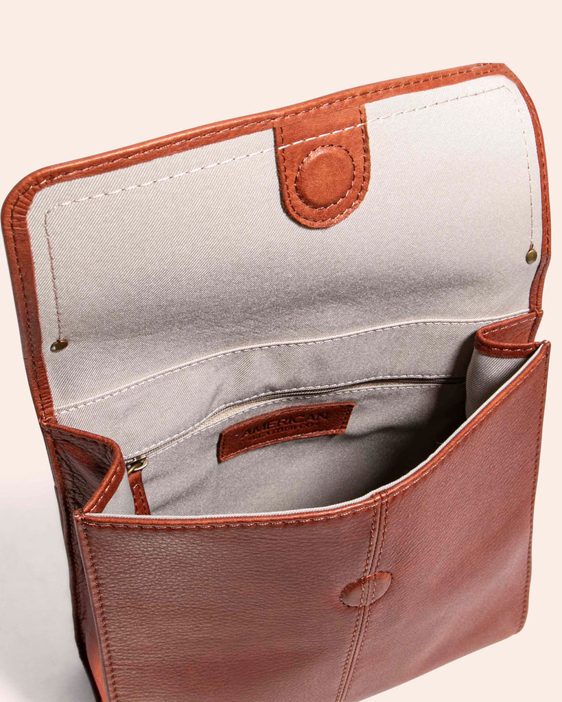 Kansas Large Crossbody Brandy - Interior 