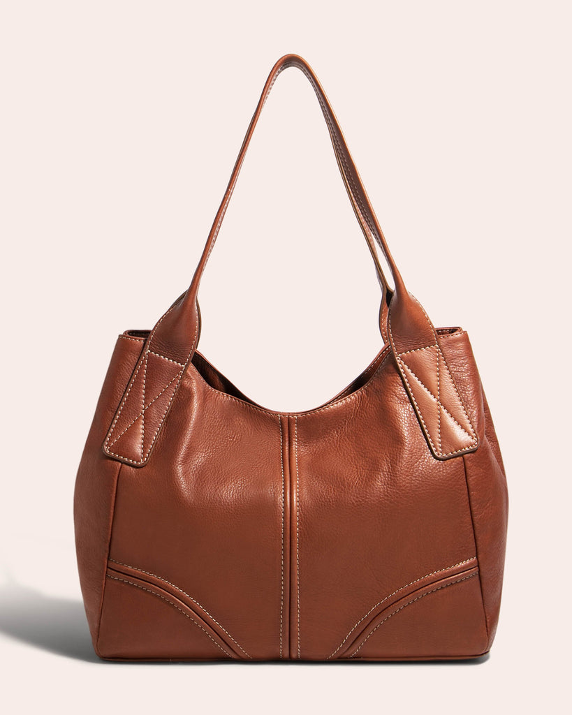 Lexington Satchel Brandy - Front